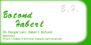 botond haberl business card